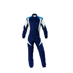 OMP First EVO Overall, Navy Blue / Cyan
