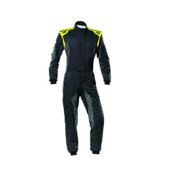 OMP Tecnica Hybrid Overall, Black / Fluo Yellow