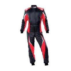 OMP Tecnica EVO Overall, Black / Red