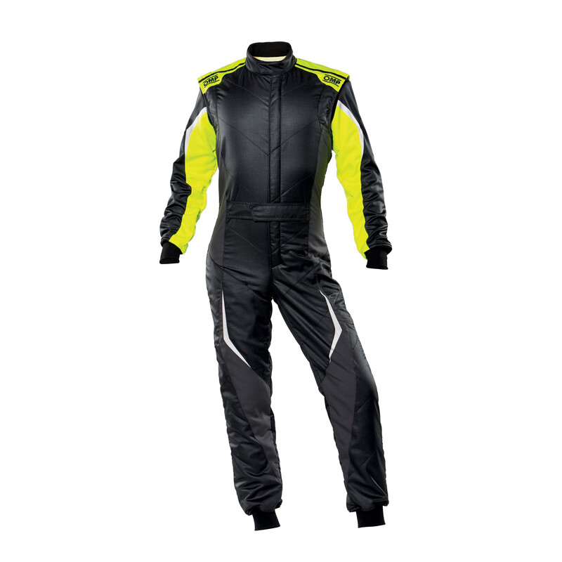 OMP Tecnica EVO Overall, Black / Fluo Yellow