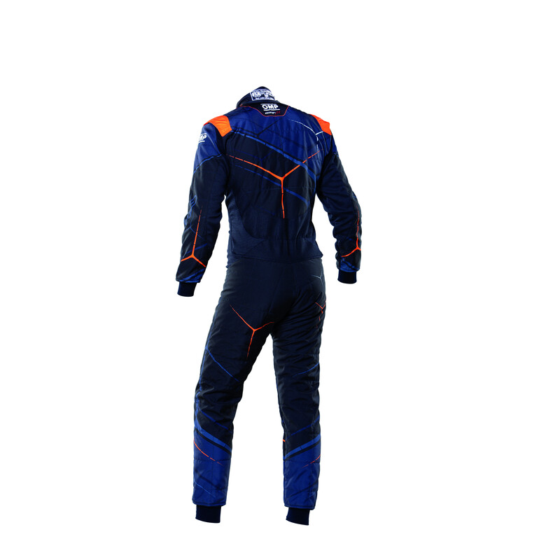 OMP ONE ART Overall, Navy Blue / Fluo Orange