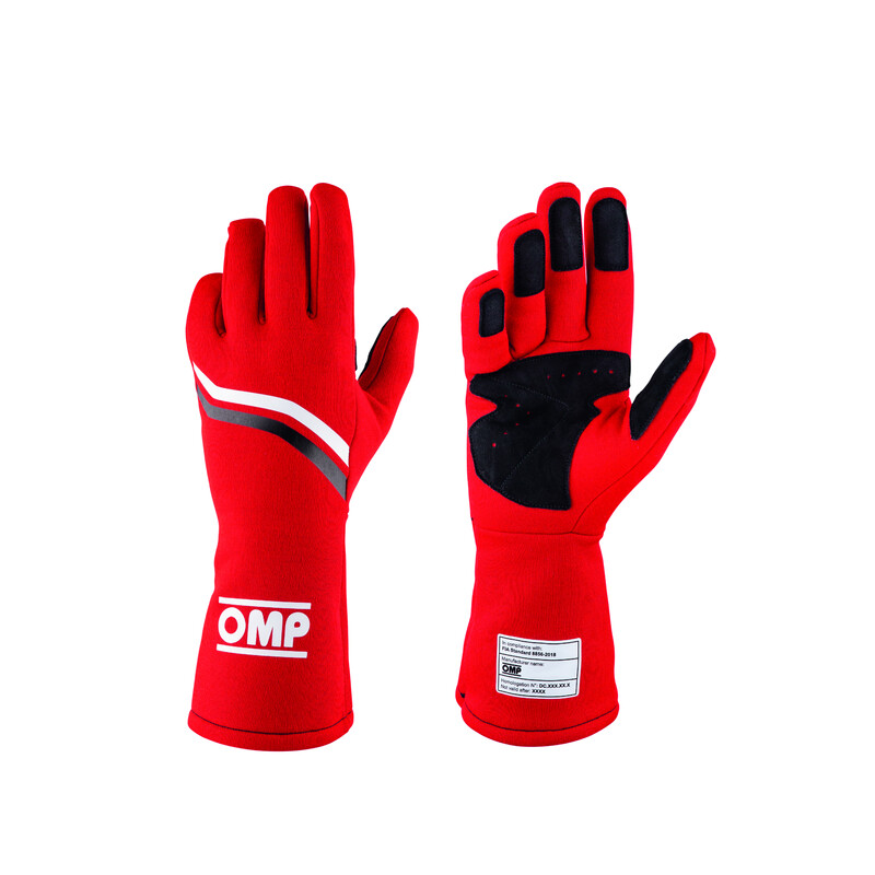 OMP Dijon Gloves, Red
