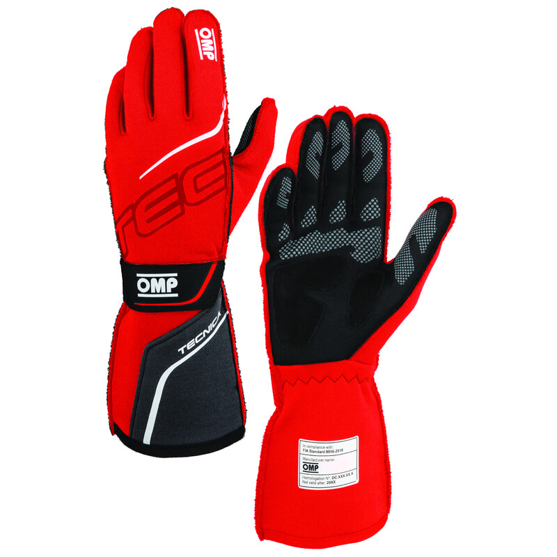 OMP Tecnica Gloves, Red / Black