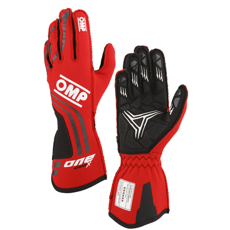 OMP ONE EVO X Gloves, Red