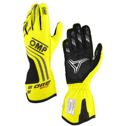 OMP ONE EVO X Gloves, Fluo Yellow