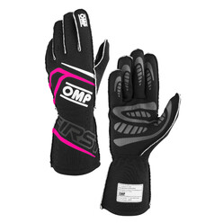 OMP First Gloves, Black / Fuchsia