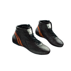 OMP Carrera Low Boots, Dark Brown (FIA)