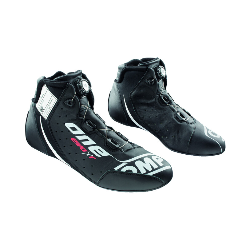 OMP ONE EVO X R Shoes, Black (FIA)