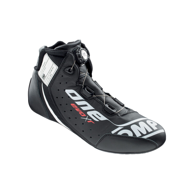 OMP ONE EVO X R Shoes, Black (FIA)