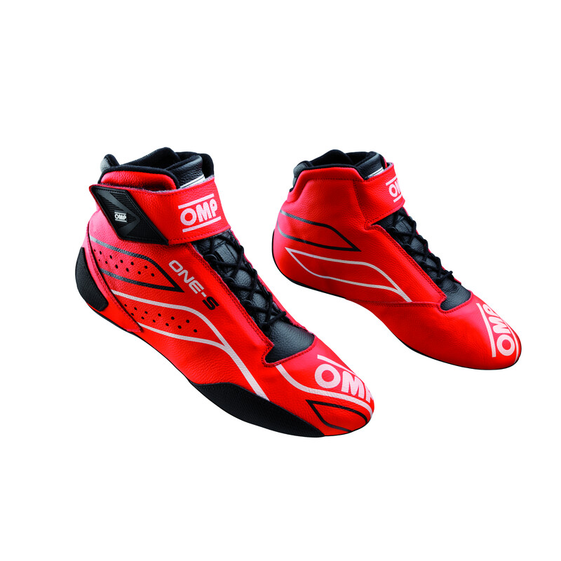 OMP ONE-S Shoes, Red (FIA)