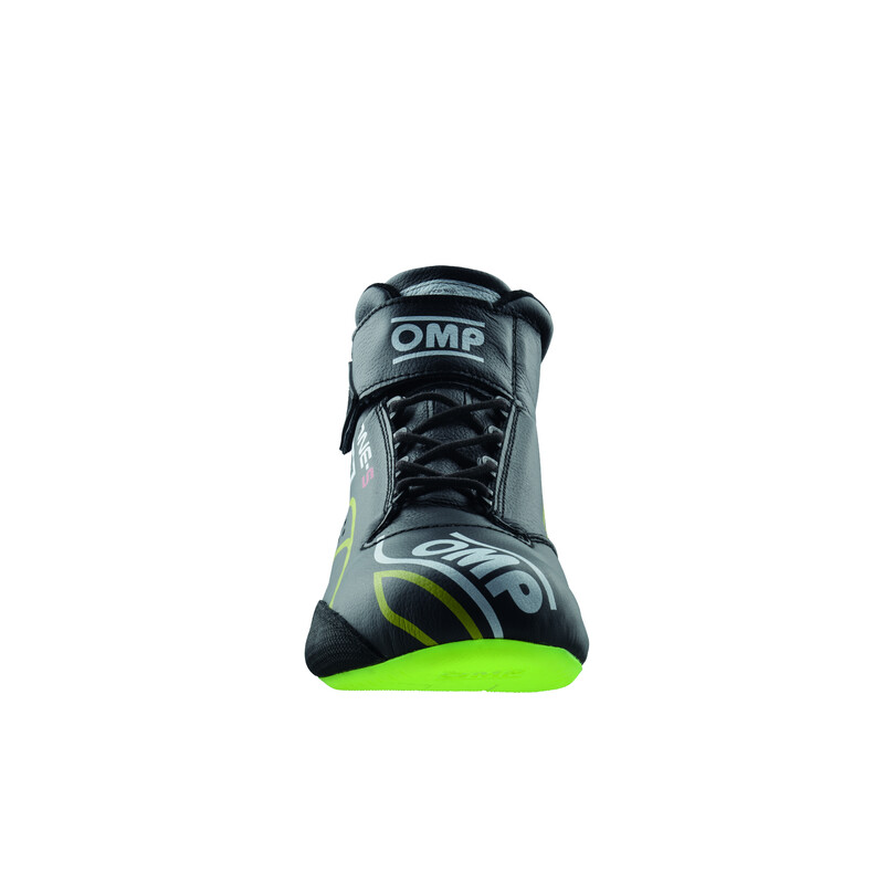 OMP ONE-S Shoes, Black / Fluo Yellow (FIA)