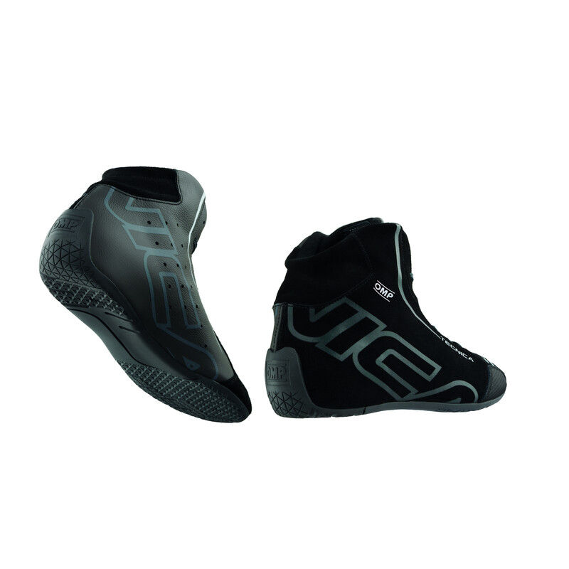 OMP Tecnica Shoes, Black / Anthracite (FIA)