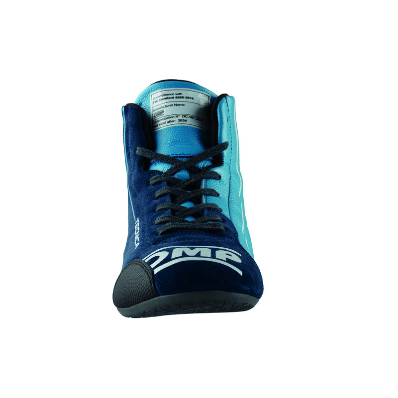 OMP Tecnica Shoes, Navy Blue / Cyan (FIA)