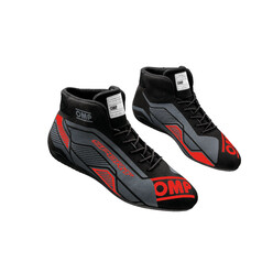 OMP Sport Shoes, Black / Red (FIA)