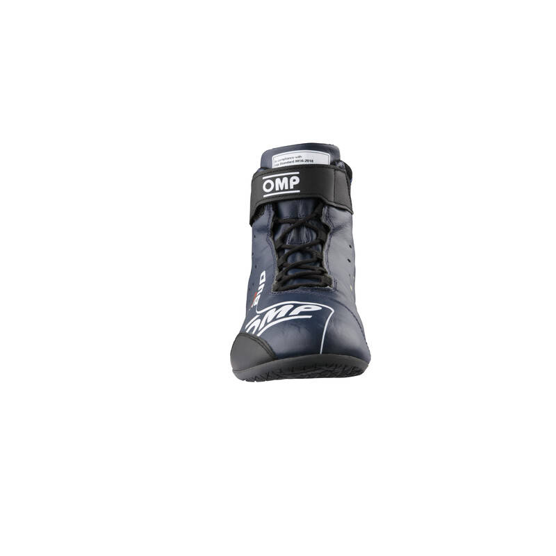 OMP ONE EVO X Shoes, Navy Blue / Cyan (FIA)