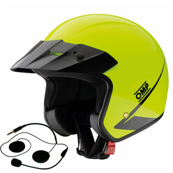 OMP Star-J Intercom Helmet, Fluo Yellow