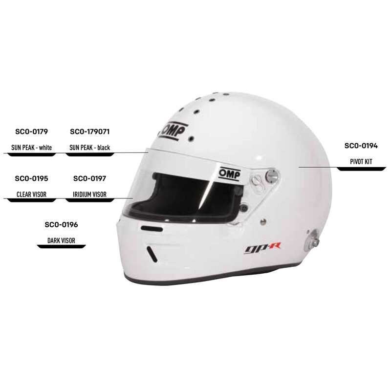 OMP Accessories for GP-R / GP-R K Helmet