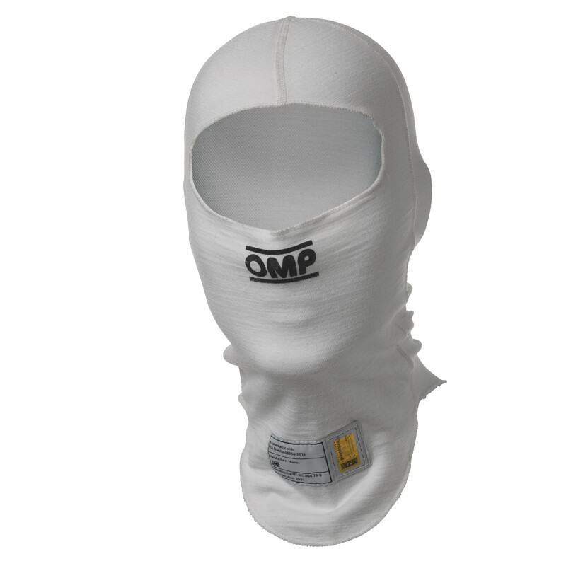 OMP Tecnica EVO Balaclava, White (FIA)