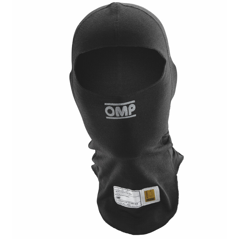 OMP Tecnica EVO Balaclava, Black (FIA)