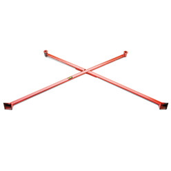 OMP Front Lower Adjustable Steel Strut Brace for Peugeot 207