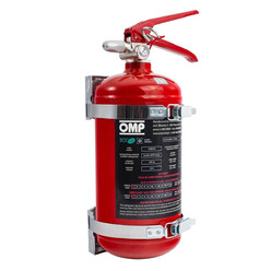 OMP Handheld Bottle with Bracket Red