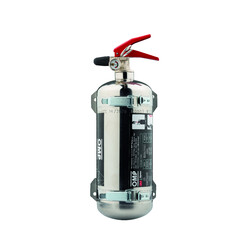 OMP Hand Held Extinguishern with Bracket 2 kg Inox Bottle
