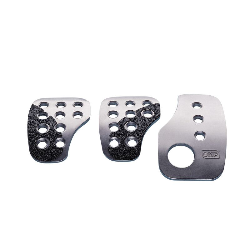OMP 3 Racing Pedals Set, Aluminum