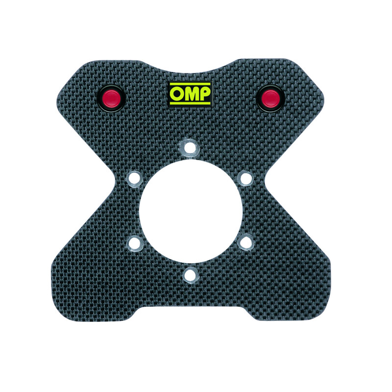 OMP Carbon Fiber Steering Wheel Plate (4 Buttons)