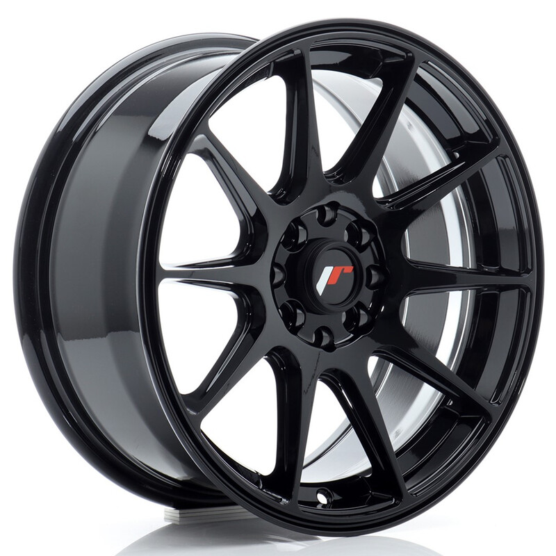 Japan Racing JR-11 16x7" 5x100/114.3 ET30, Gloss Black
