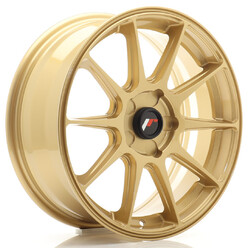 Japan Racing JR-11 17x7" (5 hole custom PCD) ET20-38, Gold