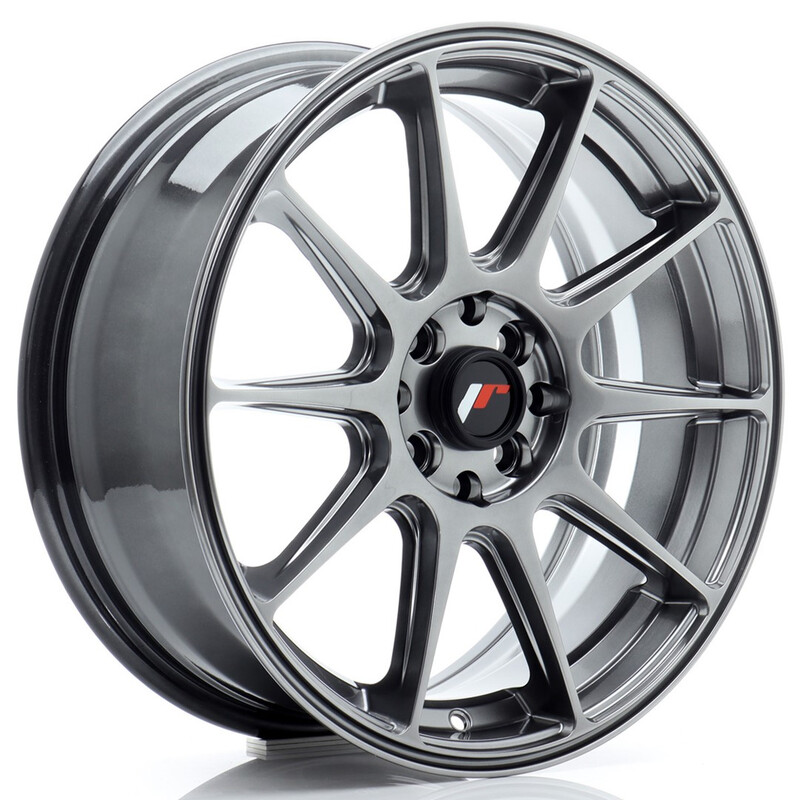 Japan Racing JR-11 17x7" 4x100/114.3 ET35, Hyper Black