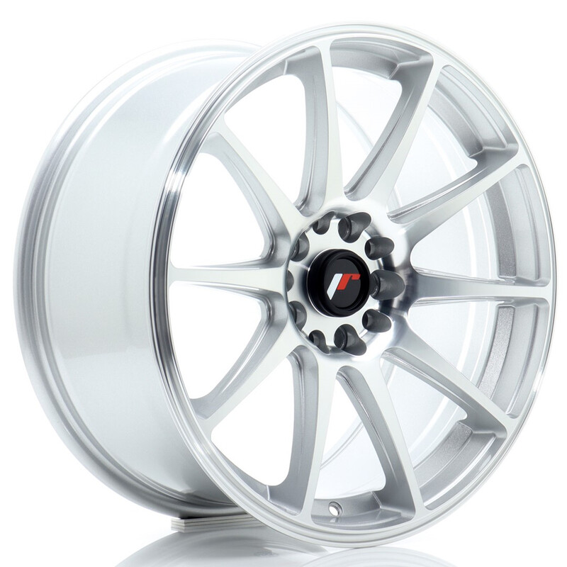 Japan Racing JR-11 18x8.5" 5x112/114.3 ET40, Silver