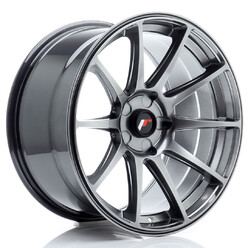 Japan Racing JR-11 Extreme Concave 18x9.5" (5 hole custom PCD) ET20-30, Hyper Black