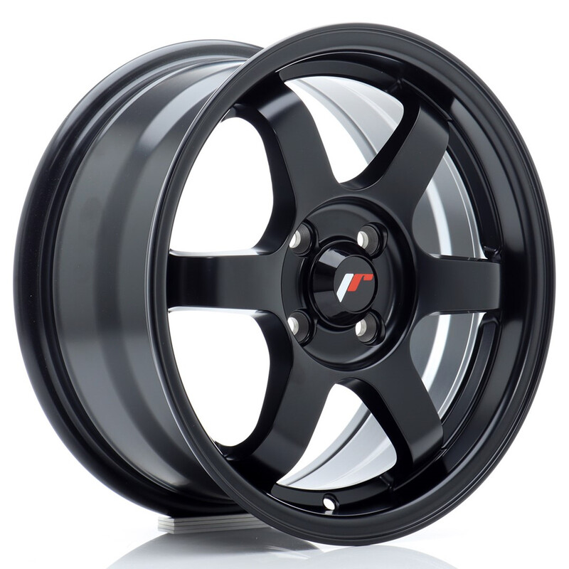 Japan Racing JR-3 15x7" 4x100 ET25, Flat Black
