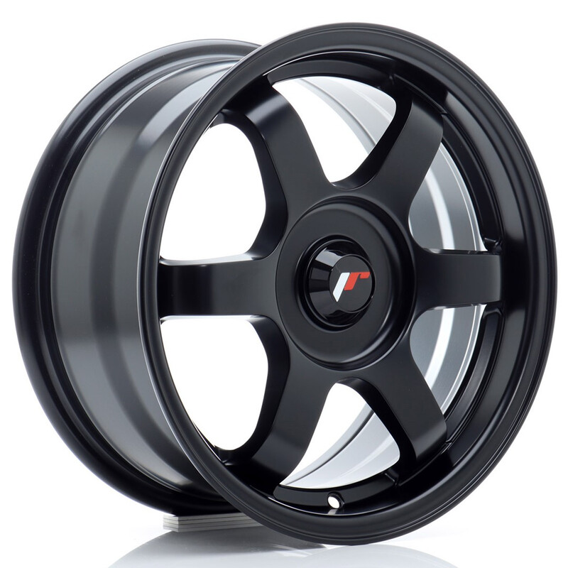 Japan Racing JR-3 15x7" (4 & 5 hole custom PCD) ET25-42, Flat Black