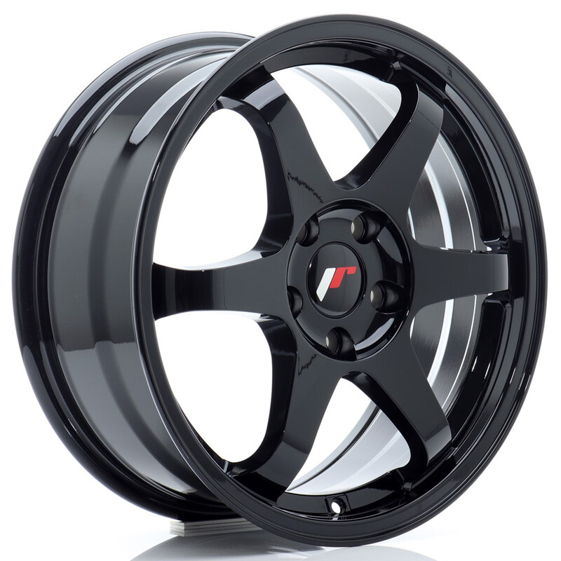 Japan Racing JR-3 17x7" 4x100 ET40, Gloss Black