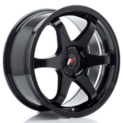 Japan Racing JR-3 17x8" (5 hole custom PCD) ET20-35, Gloss Black