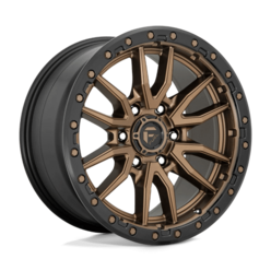 Fuel D681 Rebel 17x9" 5x127 ET01, Flat Bronze, Black Ring