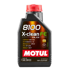 Motul 5W30 8100 X-Clean FE Engine Oil (PSA, Renault, Mercedes, Fiat, Chrysler) 1L
