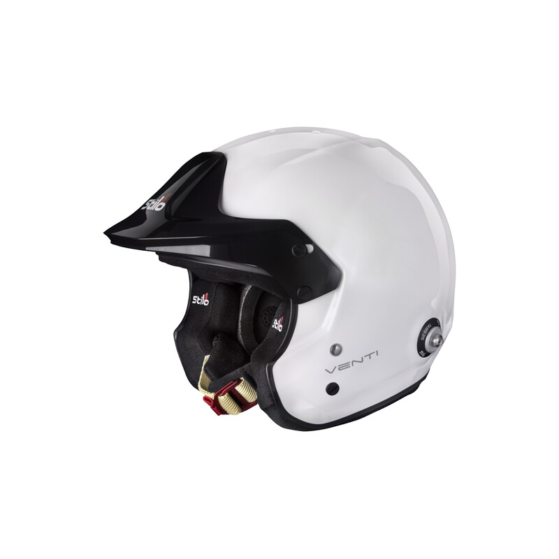 Stilo Venti Trophy Jet White Hans Helmet