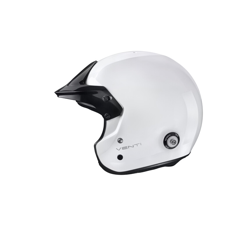 Stilo Venti Trophy Jet White Hans Helmet