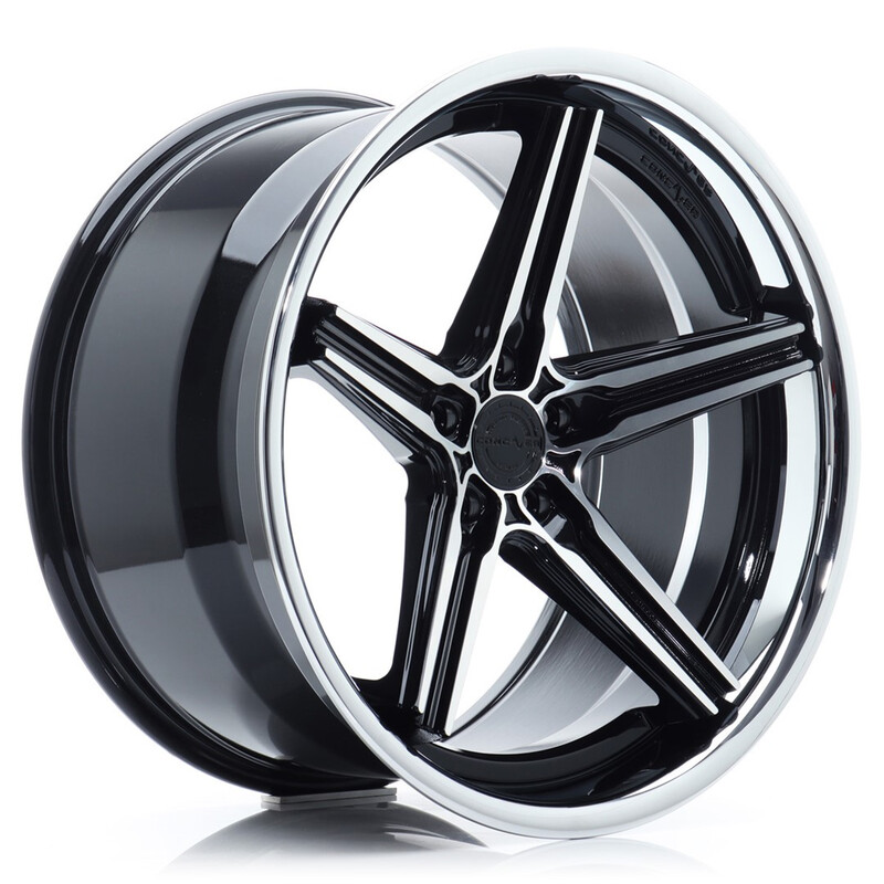 Concaver CVR9 20x10.5" (5 hole custom PCD) ET10-53, Black Diamond Cut