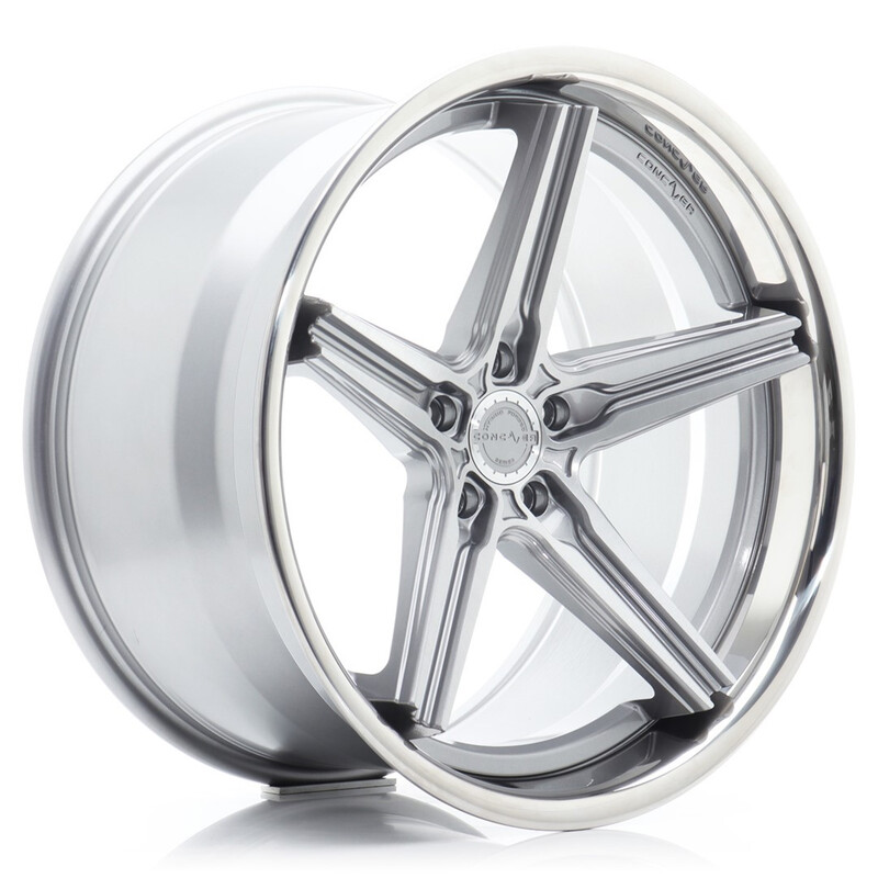 Concaver CVR9 20x8.5" (5 hole custom PCD) ET20-48, Brushed Titanium