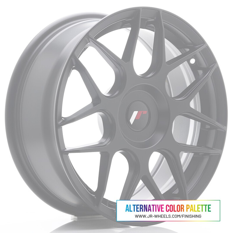 Japan Racing JR-18 17x7" (4 & 5 hole custom PCD) ET20-40, Custom Finish