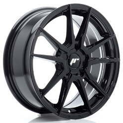 Japan Racing JR-21 17x7" (5 hole custom PCD) ET20-40, Gloss Black