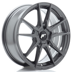 Japan Racing JR-21 17x7" (5 hole custom PCD) ET20-40, Hyper Gray