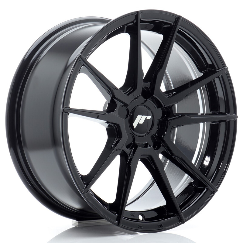 Japan Racing JR-21 Extreme Concave 17x9" (5 hole custom PCD) ET20-45, Gloss Black