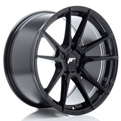 Japan Racing JR-21 Extreme Concave 18x9.5" (5 hole custom PCD) ET20-40, Gloss Black