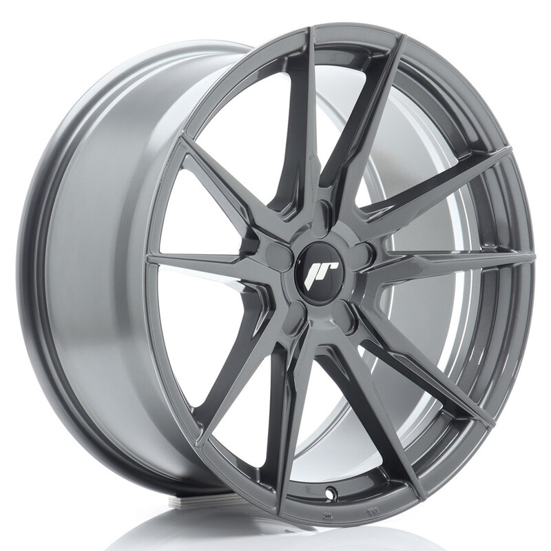 Japan Racing JR-21 Extreme Concave 19x9.5" (5 hole custom PCD) ET20-45, Hyper Gray
