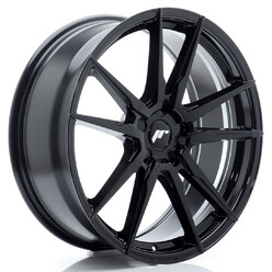 Japan Racing JR-21 20x8.5" (5 hole custom PCD) ET20-45, Gloss Black